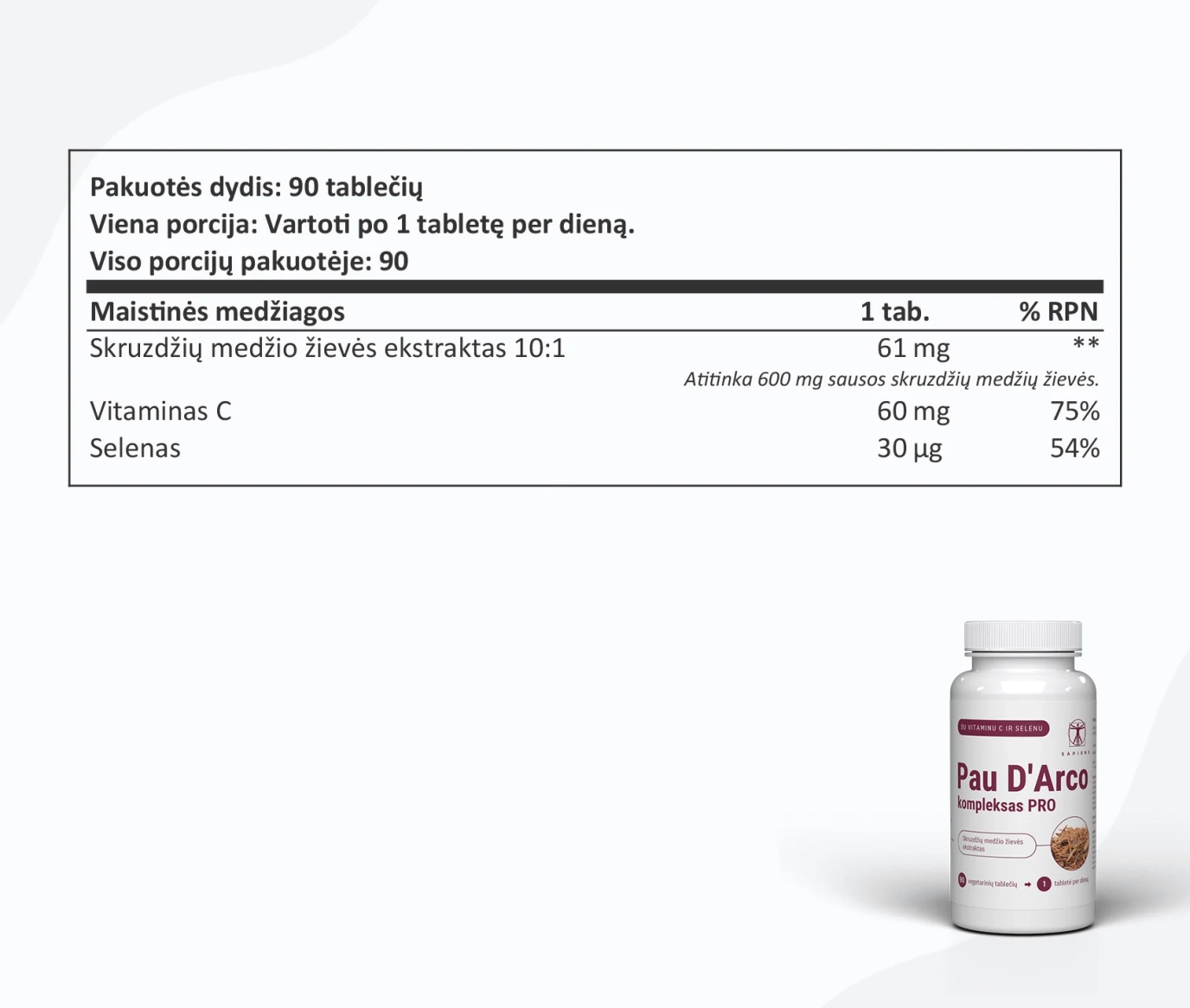 Vitaminų rinkinys vasarai