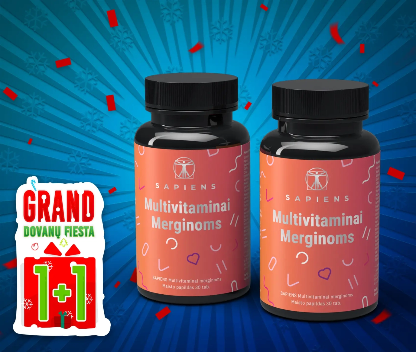 Multivitaminai merginoms 1+1