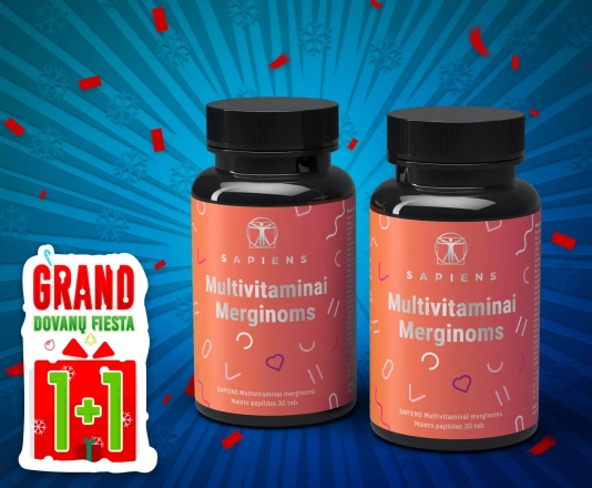 Multivitaminai merginoms 1+1