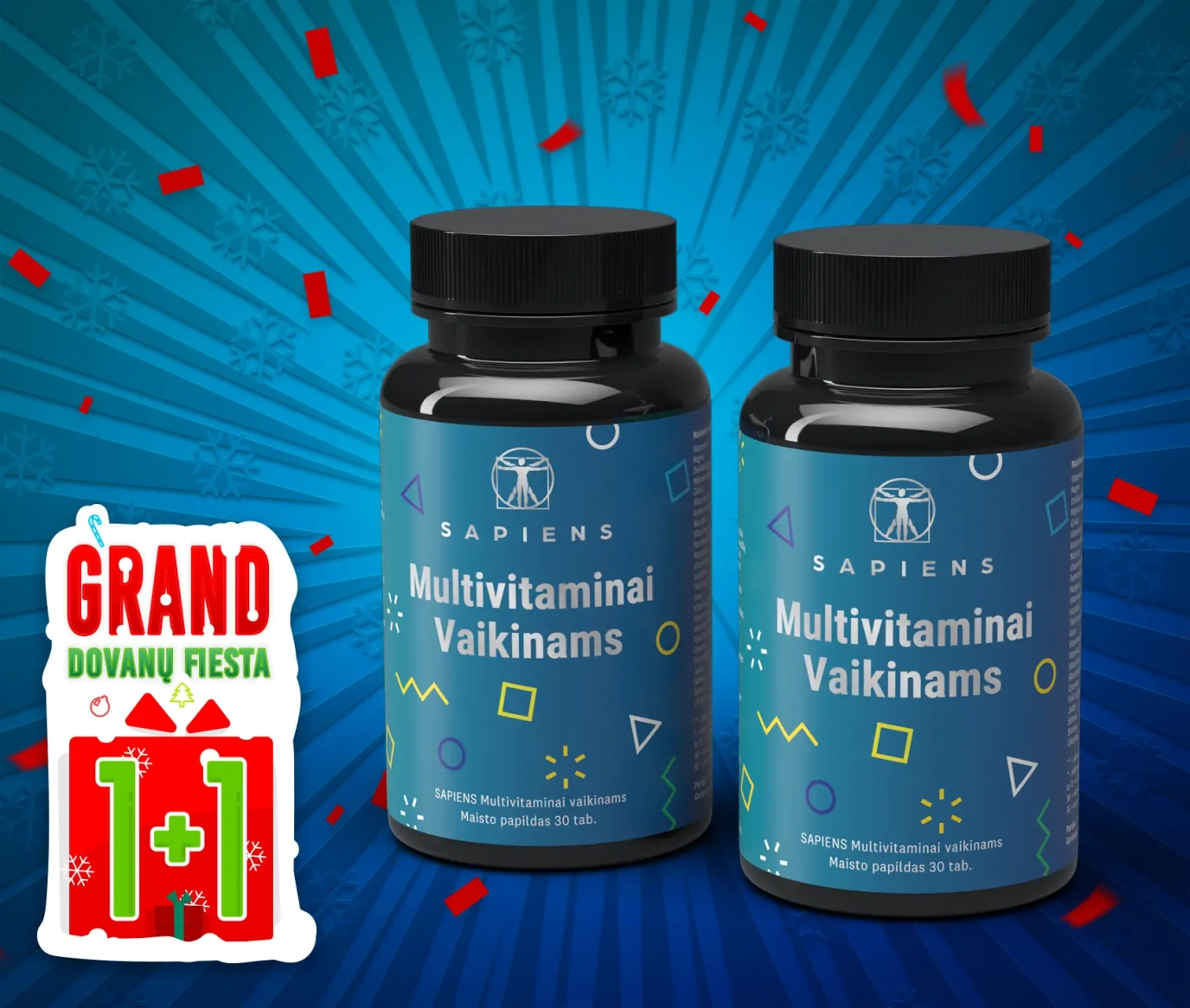 Multivitaminai vaikinams 1+1