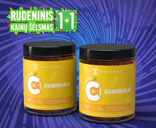 Vitamino C guminukai 1+1