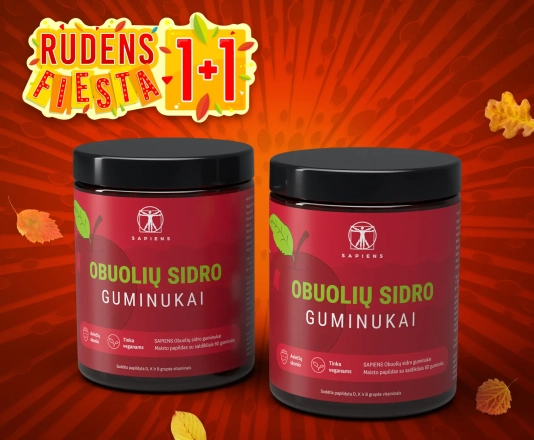 Obuolių sidro guminukai 1+1