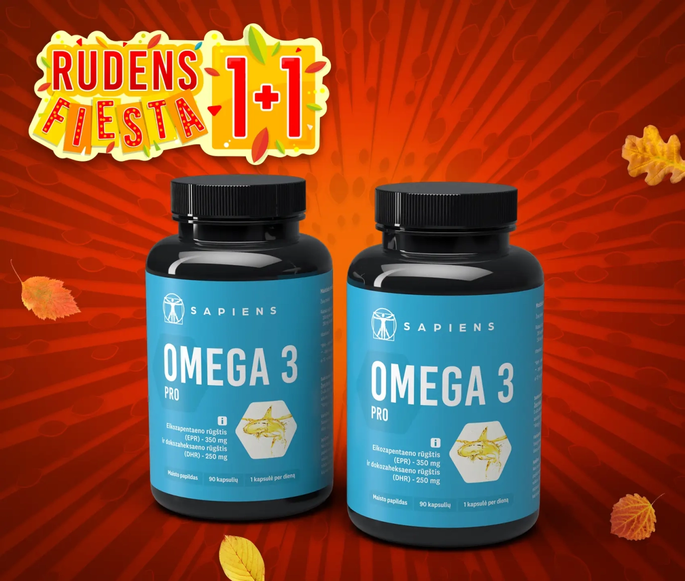 Omega 3 PRO 1+1