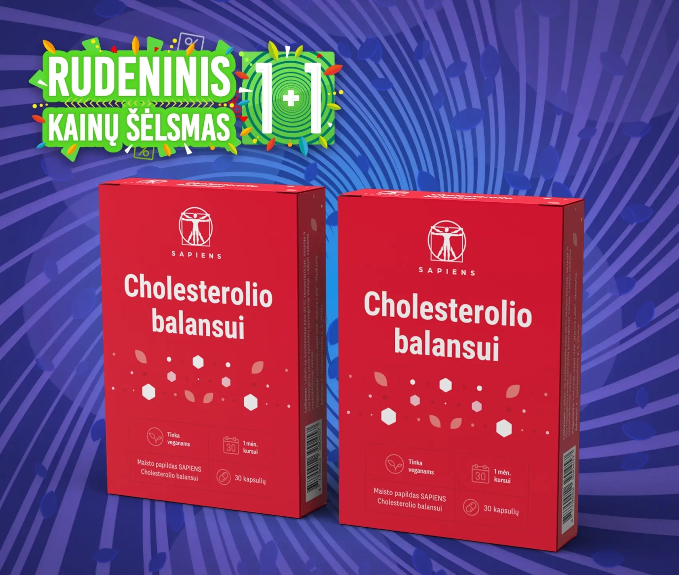 Cholesterolio balansui 1+1