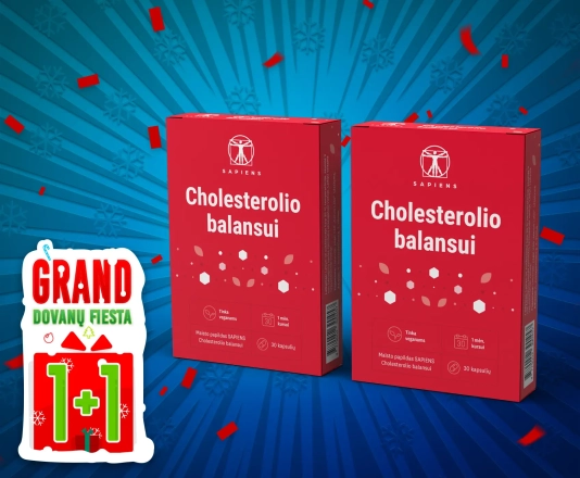 Cholesterolio balansui 1+1