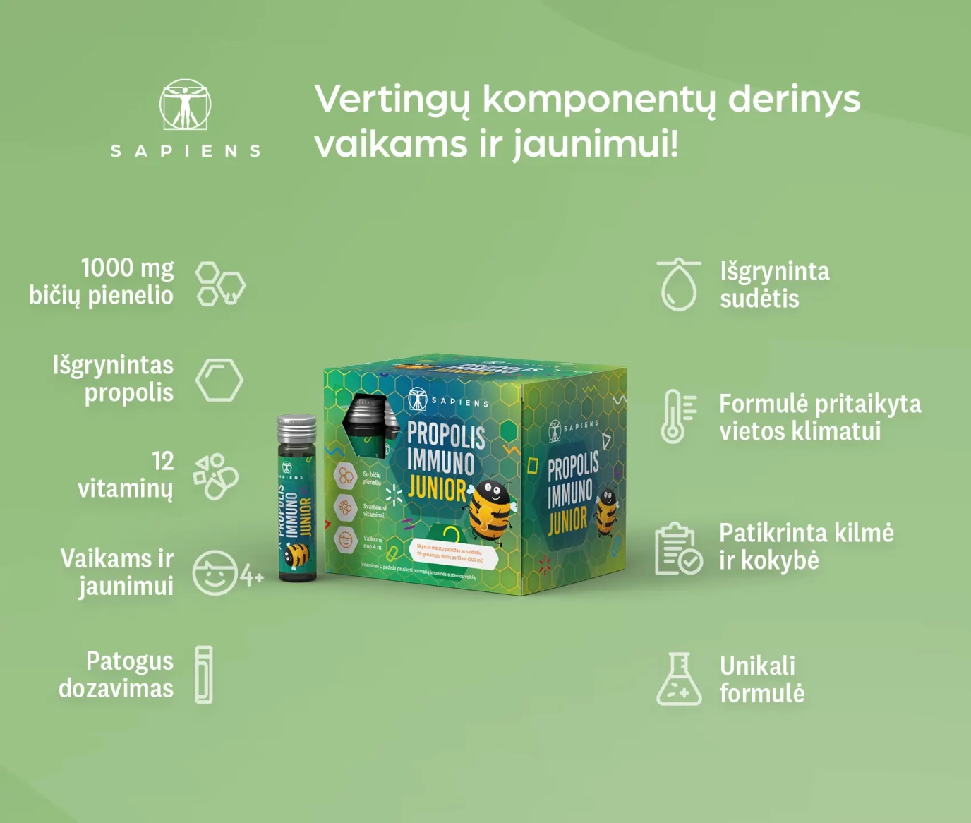 Propolis Immuno Junior 1+1