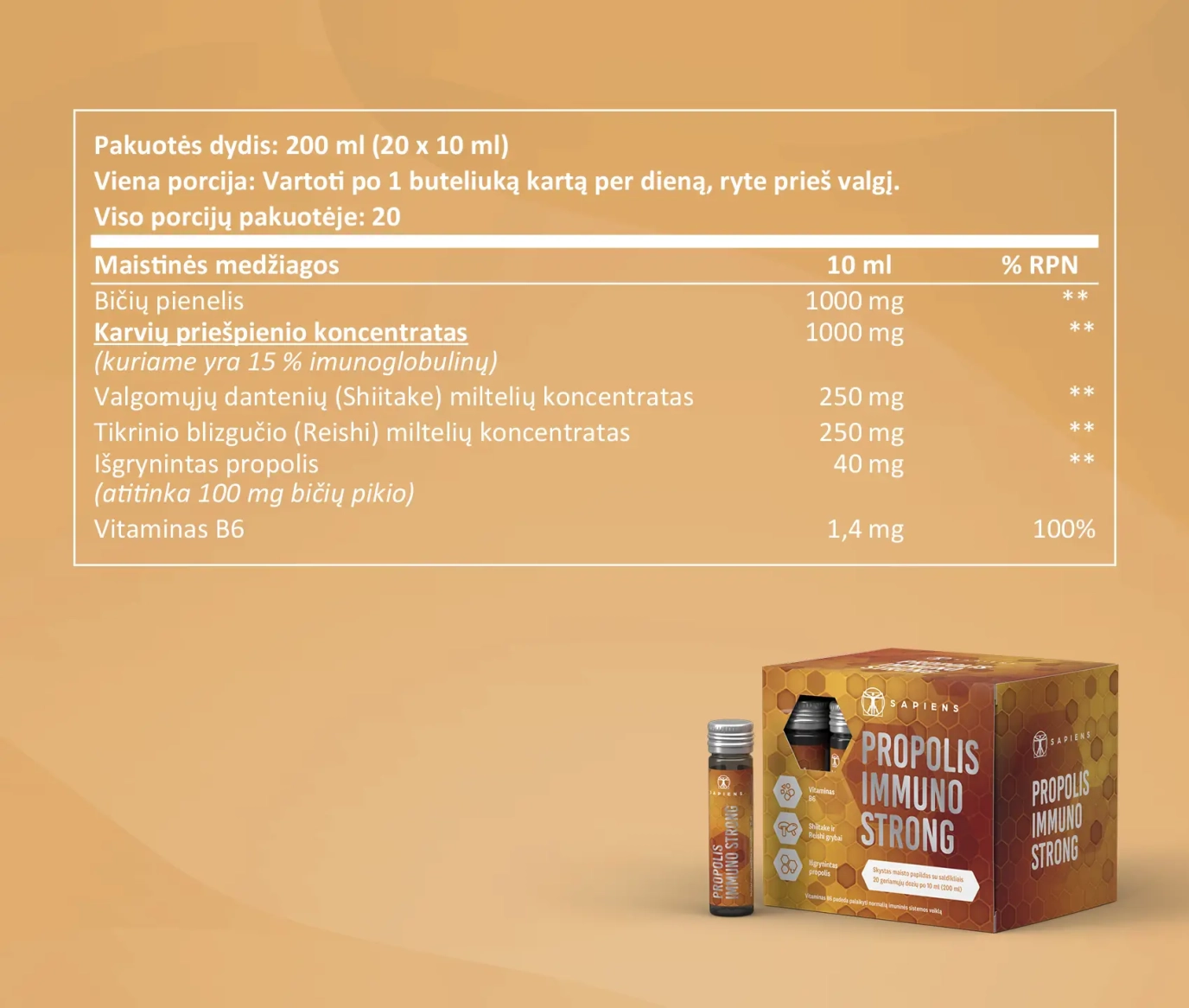 Propolis Immuno Strong 1+1