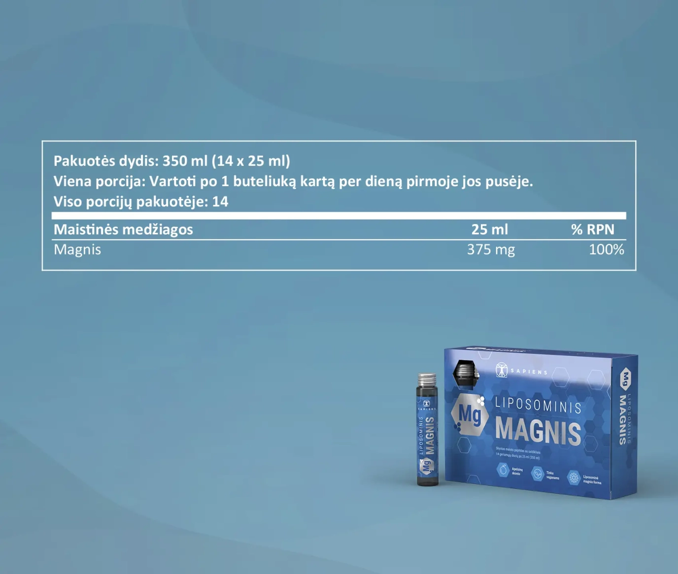 Liposominis magnis 1+1